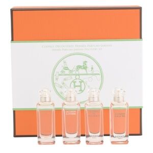 NWT HERMES Made In France 4pc Eau De Toilette Mini Boxed Set